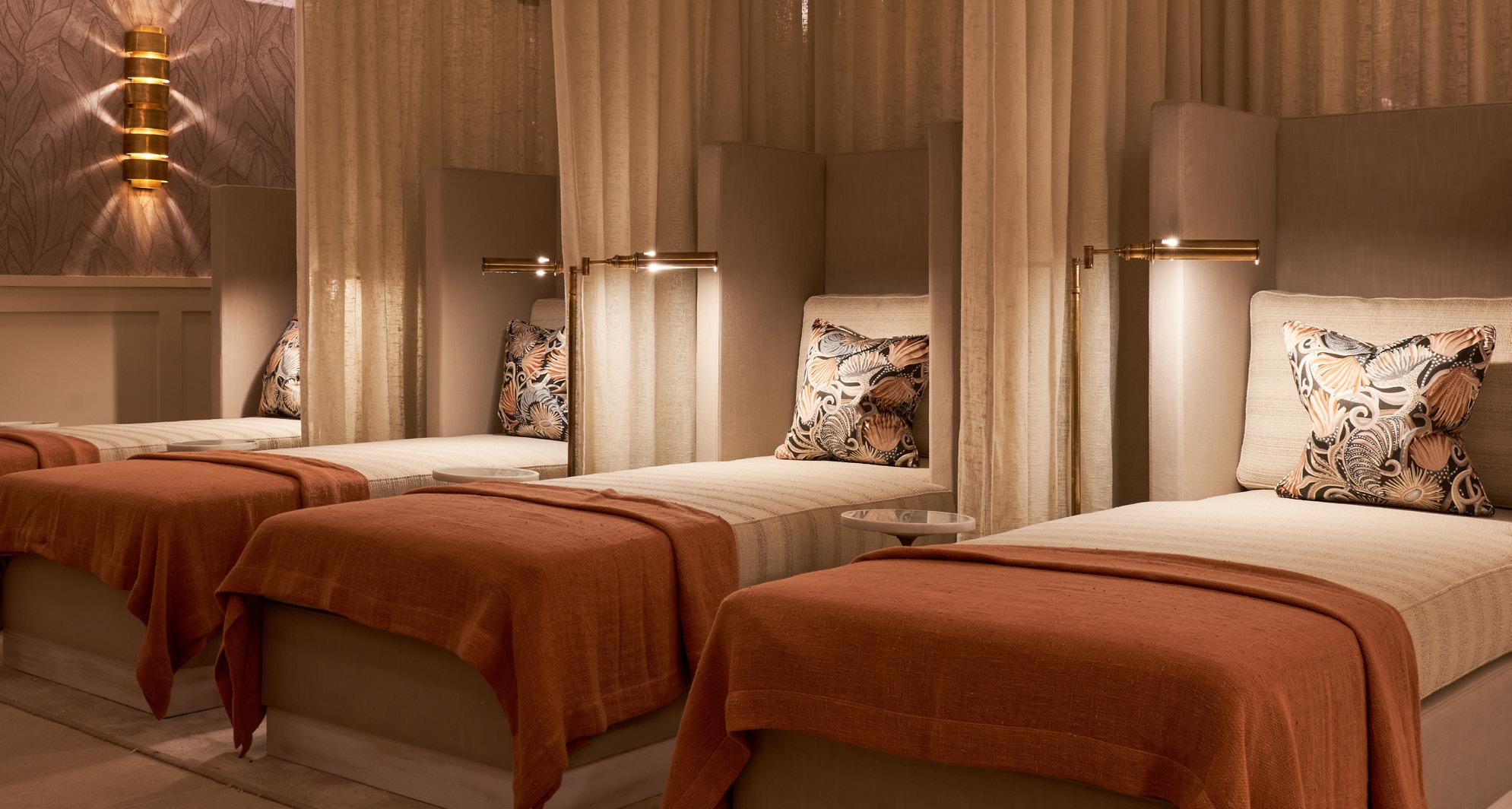 The luxurious relaxation room at The Nici, Bournemouth