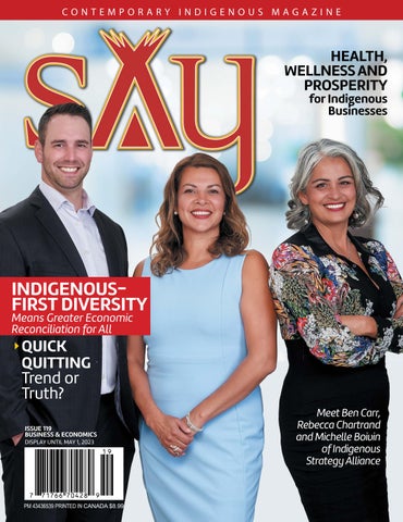 "SAY Magazine, Business & Economics, Indigenous Lifestyle" publication cover image