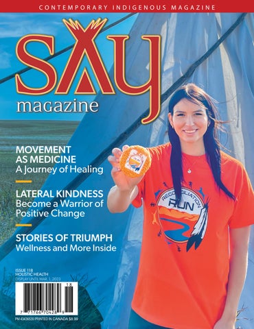 "SAY Magazine, Holistic Health, Indigenous Lifestyle " publication cover image