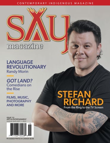 "SAY Magazine, Arts & Entertainment, Indigenous Lifestyle" publication cover image