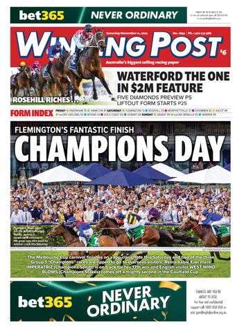 "Winning Post November 11 2023" publication cover image