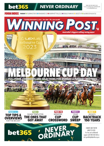 "Winning Post Melbourne Cup special 2023" publication cover image