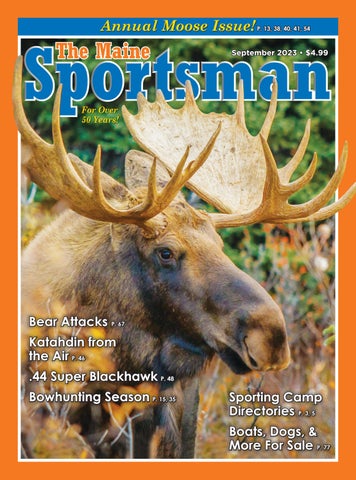 "The Maine Sportsman September 2023 Digital Edition" publication cover image