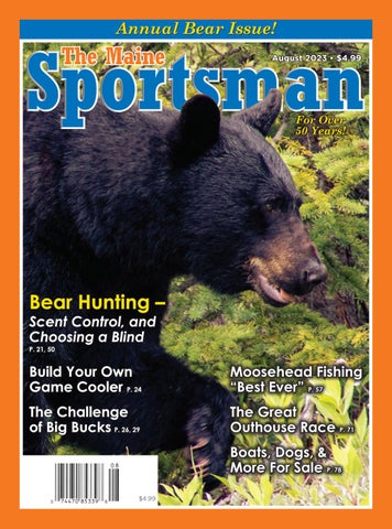 "The Maine Sportsman August 2023 Digital Edition" publication cover image