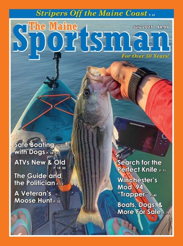 "The Maine Sportsman July 2023 Digital Edition" publication cover image