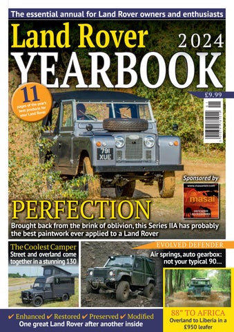 "Land Rover Yearbook 2024" publication cover image