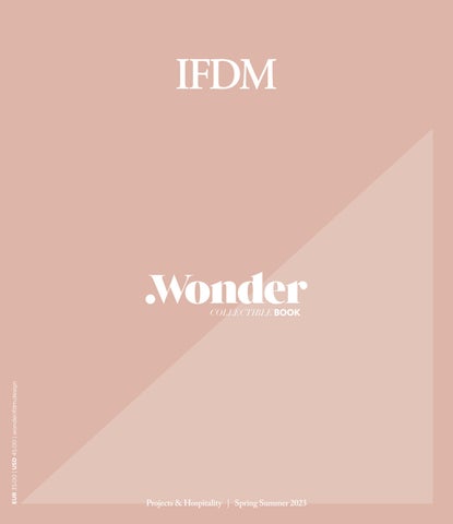 ".Wonder Book | Projects & Hospitality | International | Spring Summer 2023" publication cover image