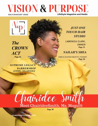 "Vision & Purpose LifeStyle Magazine | July/August 2022" publication cover image