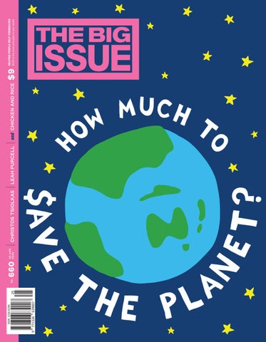 "The Big Issue Australia #660 – How Much to Save the Planet?" publication cover image