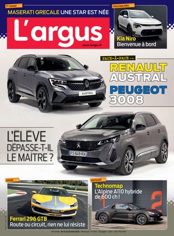 "L'argus N° 4612 - 13 avril 2022 - kiosque numérique" publication cover image