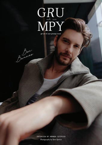 "GRUMPY MAGAZINE - Ben Barnes (Solo Edition)" publication cover image