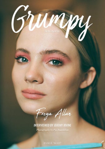 "GRUMPY MAGAZINE #17 - Freya Allan" publication cover image