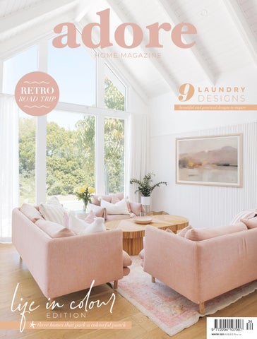 "Adore Home magazine - Life in Colour edition / Winter 2023" publication cover image