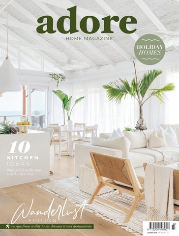 "Adore Home magazine - The Wanderlust edition / Autumn 2023" publication cover image