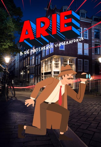 "Arie & de matchende vingerafdruk" publication cover image