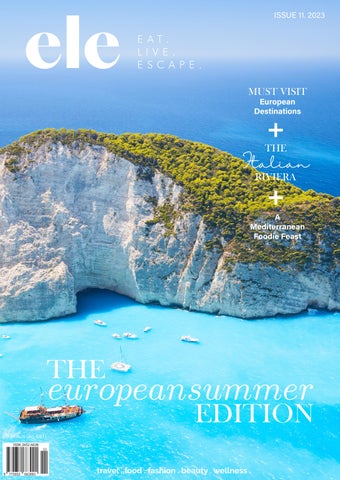 "eat.live.escape The European Summer Edition Issue 11" publication cover image