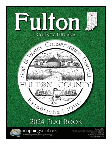 "Fulton County, Indiana 2024 eBook Pro - Mapping Solutions" publication cover image