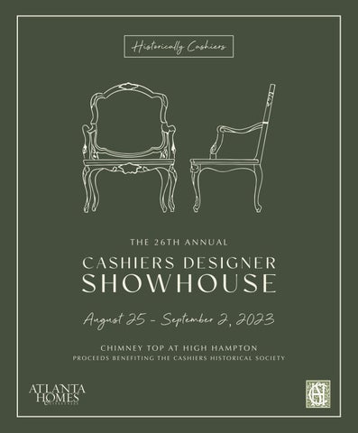 "Cashiers Designer Showhouse 2023" publication cover image