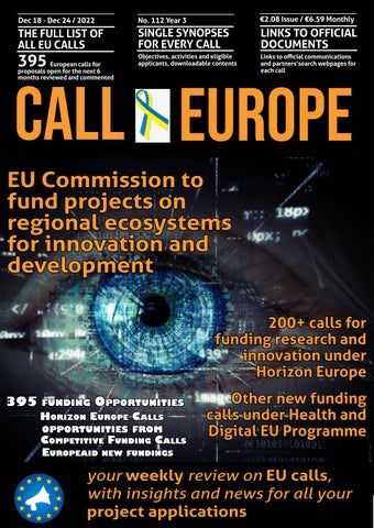 "Call4Europe weekly magazine - 18 dec 2022" publication cover image