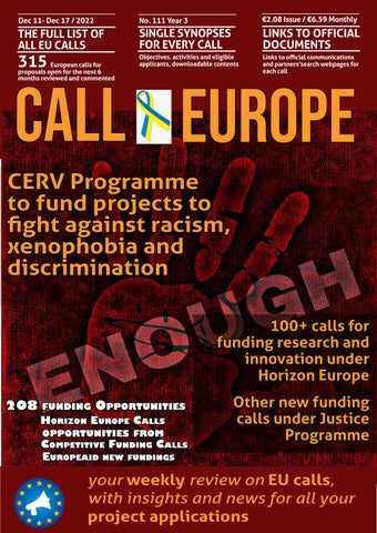 "CallforEurope Weekly Magazine - 11th December 2022" publication cover image