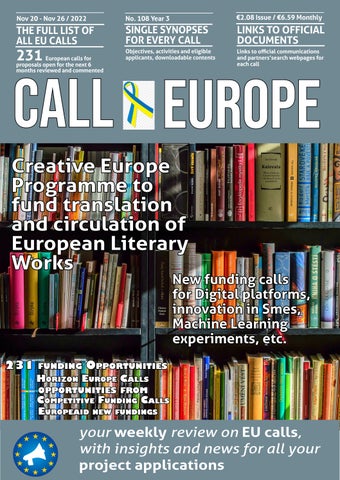 "CallforEurope Weekly Magazine - 20th November 2022" publication cover image