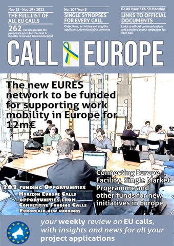 "CallforEurope Weekly Edition - 13rd November 2022 " publication cover image