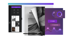 Tracking publication metrics using Issuu's Statistics feature that shows reads and impressions.