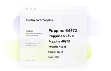 Fonts being rendered in a browser window.