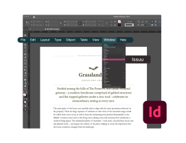 Adobe InDesign user interface.