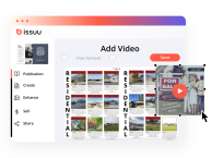 Graphical user interface, list of homes, Add video to real estate listing lookbook